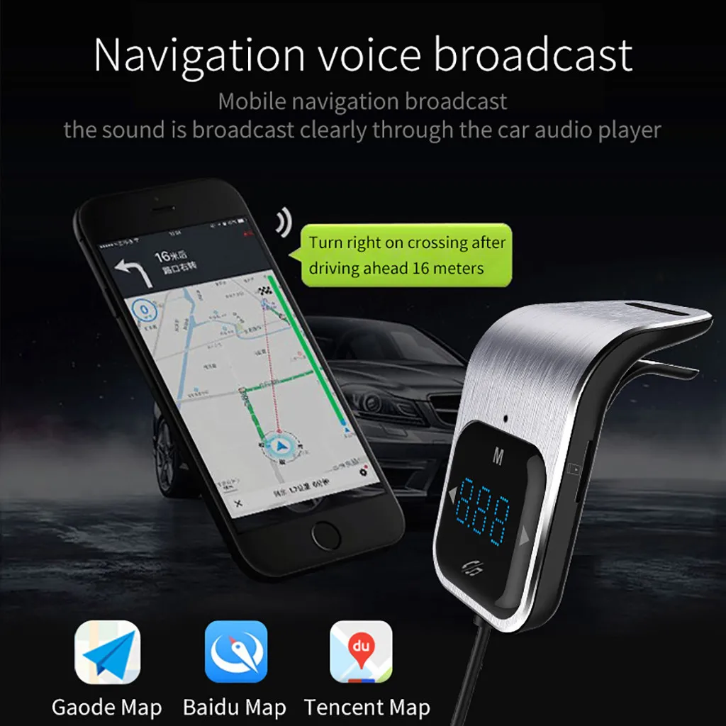 Автомобильное зарядное устройство 5 В/3 А Быстрая зарядка двойной USB порт прикуриватель адаптер напряжение двойной зарядное устройство USB цифровой дисплей