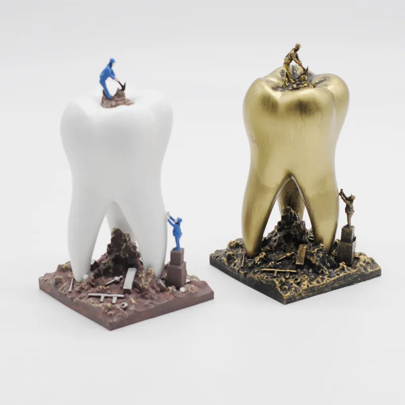Resin Crafts Toys Dentist Gift Dental Artware Teeth Handicraf Dentistry Clinic Decoration Furnishing Articles Creative Sculpture