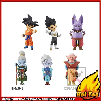 

100% Original Banpresto WCF Collection Figure Vol.1 - Set of 6 Pcs Goku Vegeta Champa Vados Shin Kibito "Dragon Ball SUPER"
