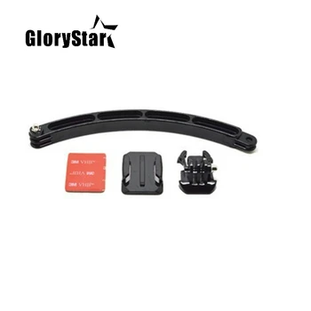

Go pro Accessories Surface Quick-Release Buckle Curved Adhesive Mount Extension Arm Helmet Kits for Gopro Hero5 6 3 3+ 4 SJ40