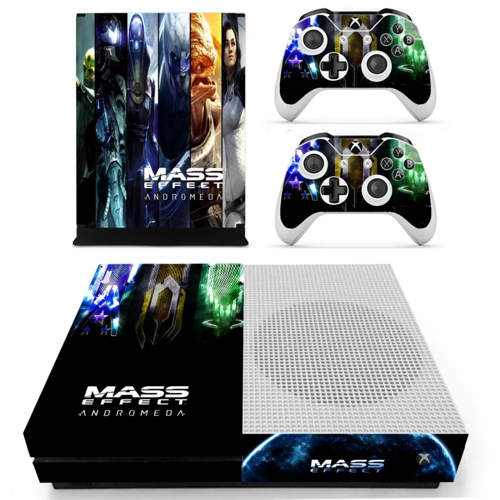 Mass Effect: Andromeda наклейка на кожу для Xbox One S консоль и контроллеры для Xbox One тонкий стикер на кожу s винил