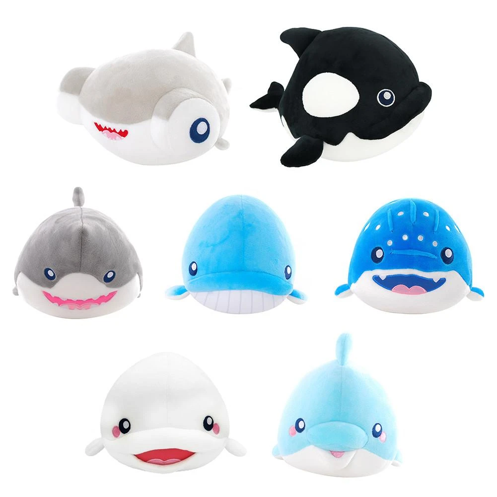 cm Mini Cartoon Baby Plush Toy Cute Marine Animal Whale Shark Children Plush Toy Baby Toy 0 24 Month Baby Gift Aliexpress