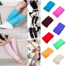 Высококачественные женские зимние теплые гетры, вязаные крючком длинные гетры, гетры до колена, распродажа, модный подарок# Z25