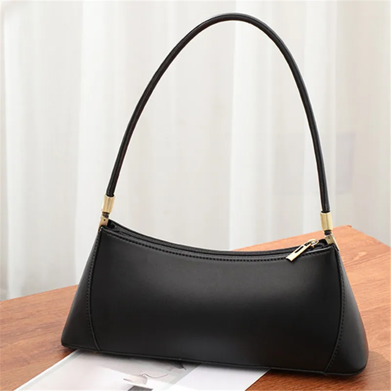 

2019 New Retro Underarm Bag Top Quality Genuine Leather Shoulder Bags Ladies Totes Fashion Women Purse and Handbags