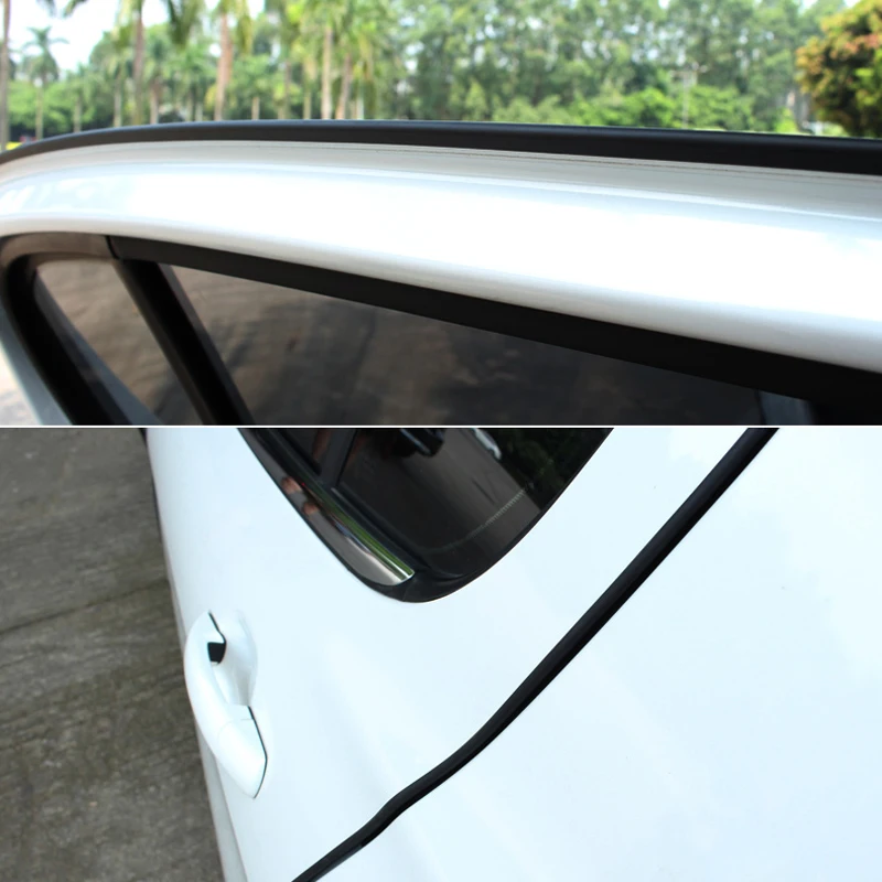 5 м Универсальные резиновые защитные щитки для края автомобильной двери отделка молдинг защитная полоса Защита от царапин для Opel HONDA BMW Toyota VW Ford
