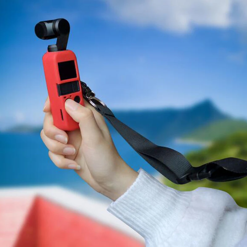 Sunnylife Карманный силиконовый чехол для камеры на ремешке DJI OSMO|Чехлы экшн-камер| |