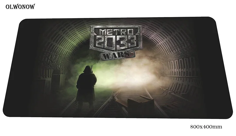 Metro 2033 коврик для мыши геймер 80x40 см, игровой коврик для мыши, красочный Коврик для ноутбука, Настольный коврик, мультяшный коврик для мыши, игры, pc gamer, коврики для геймпада