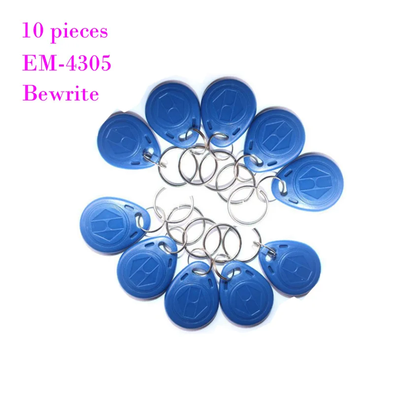 

EM4305 Copy Rewritable Writable Rewrite EM ID keyfobs RFID Tag Key Ring Card 125KHZ Proximity Token Access Control Duplicate