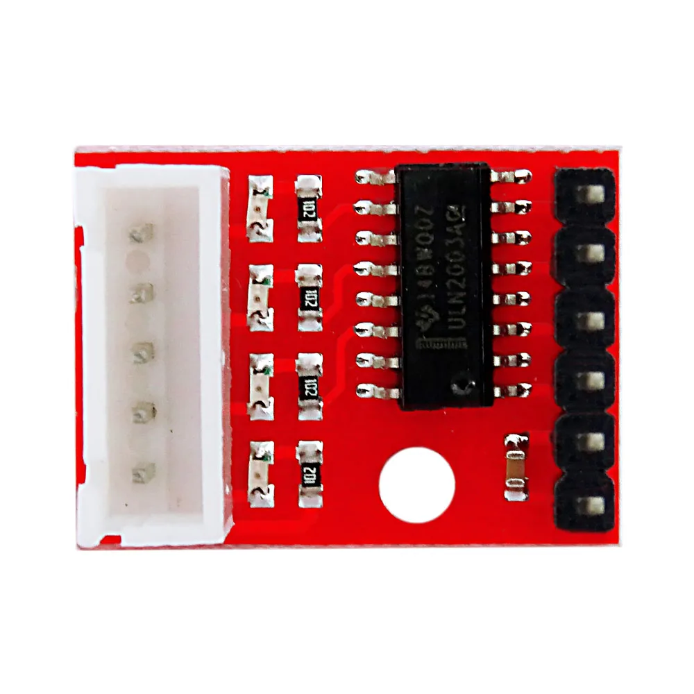 Красный Доска ULN2003 Драйвер шагового двигателя доска пять линия четыре фазы шаговый двигатель вождения модуль