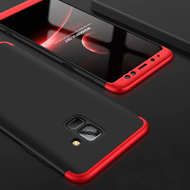 360 Degree Full Protection Cover For Samsung Galaxy A8 Plus 2018 Case