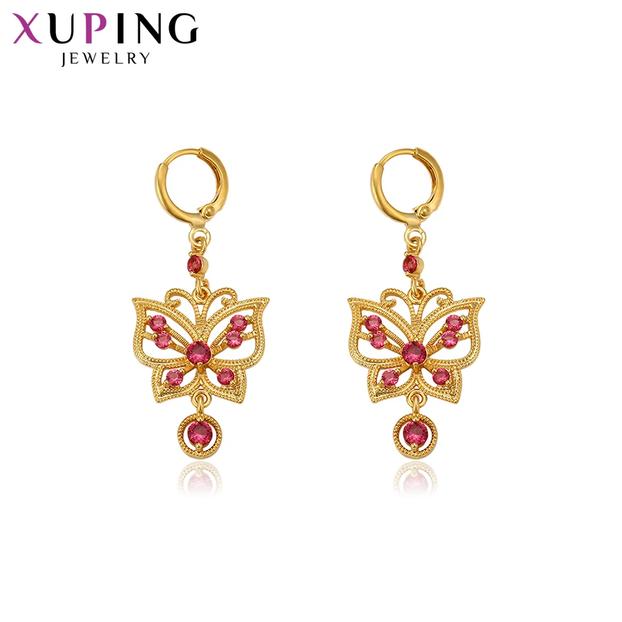 

Xuping Elegant Butterfly Shaped Earrings Pure Gold Color Plated Jewelry for Women Christmas Day Gifts S63.6-93753