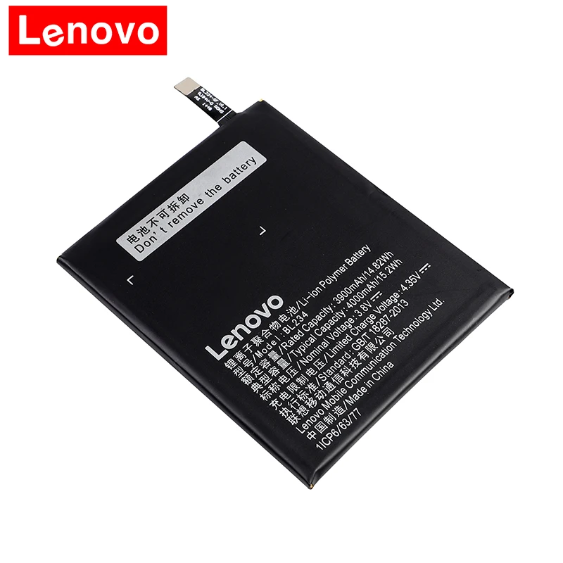 

2018 NEW 100% Original Lenovo P70 Battery BL234 4000mAh li-ion Back-up Battery for Lenovo P70 P70t P70-T Smartphone bl234