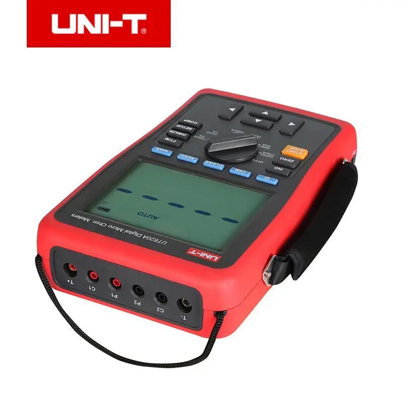 UNI T UT620A цифровой микро Омметр Ручной диапазон DC тестер низкого сопротивления