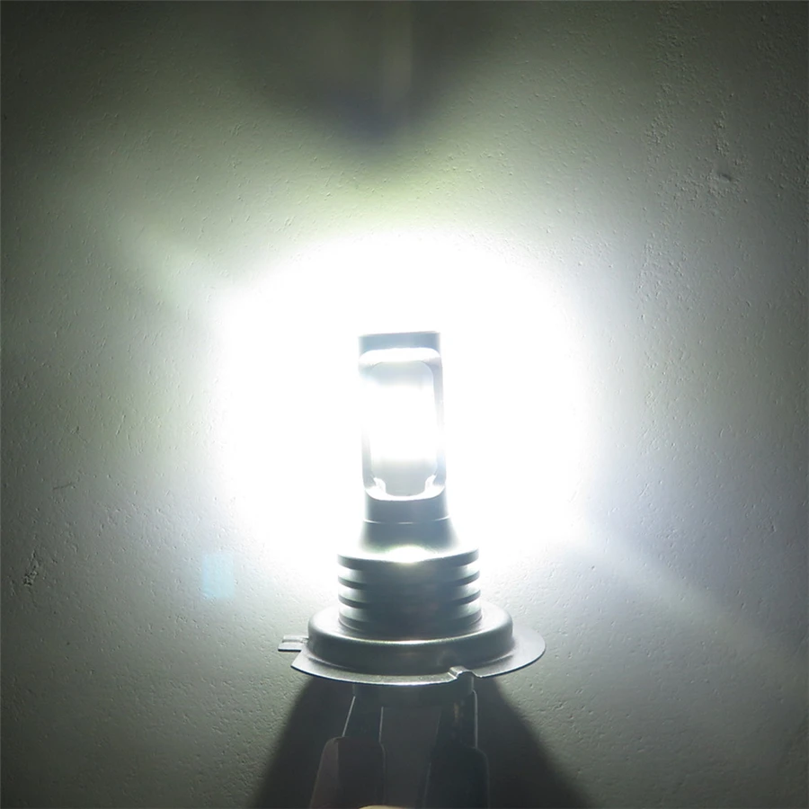 Lâmpada do Carro Farol para Ford Wljh Canbus Branco 1000lm h7 Led Luz Cree Ree Mergulho Automático Baixo Feixe Focus ii 2004 2005 2006 2007 2x 6000k 4 led luz cree ree lâmpada do carro