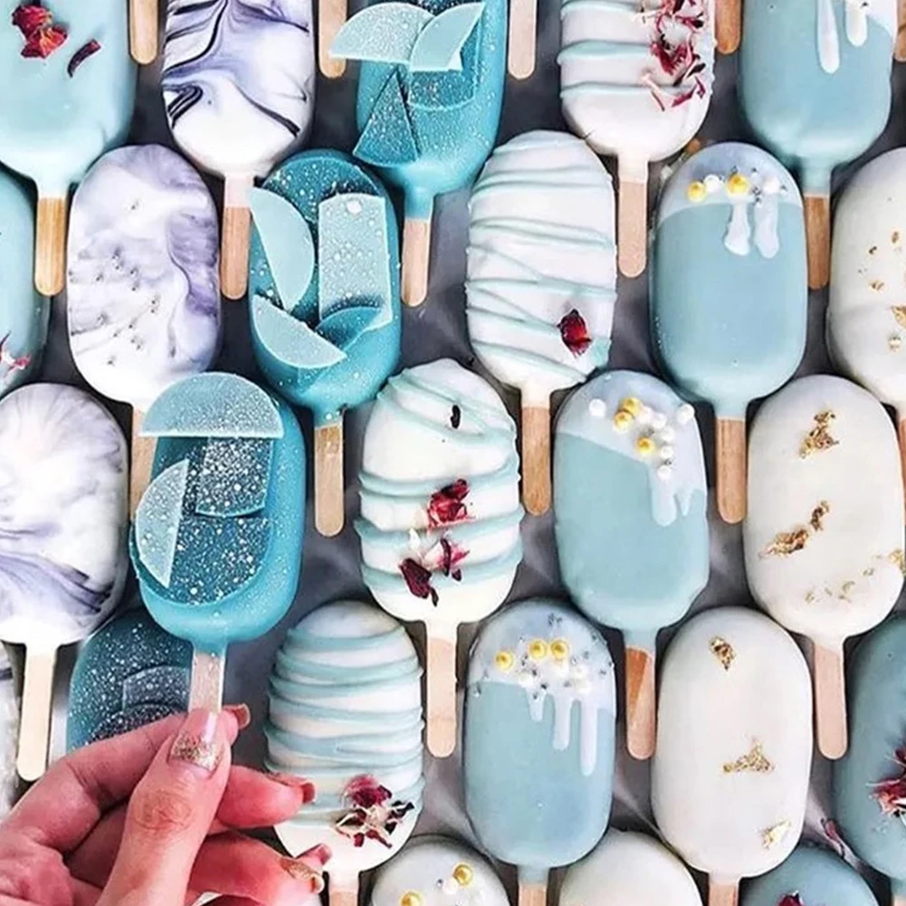 Форма для изготовления мороженого силиконовые Diy Форма для сладостей емкость для мороженого жаропрочная посуда для десерта прямоугольный