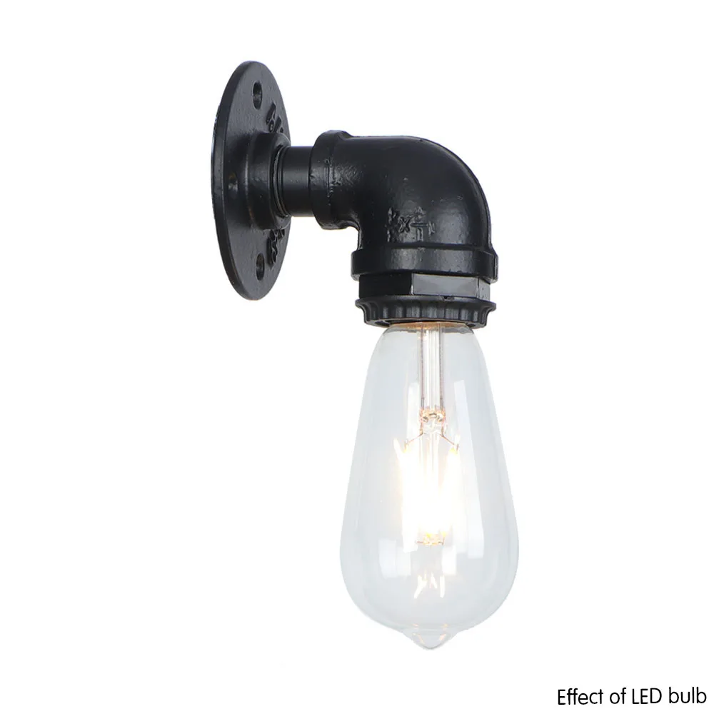Industrial Vintage Wall Light LED Edison Sconce Wall Lights Loft Style Water Pipe Lamp Decor Indoor Lighting Lamparas De Pared