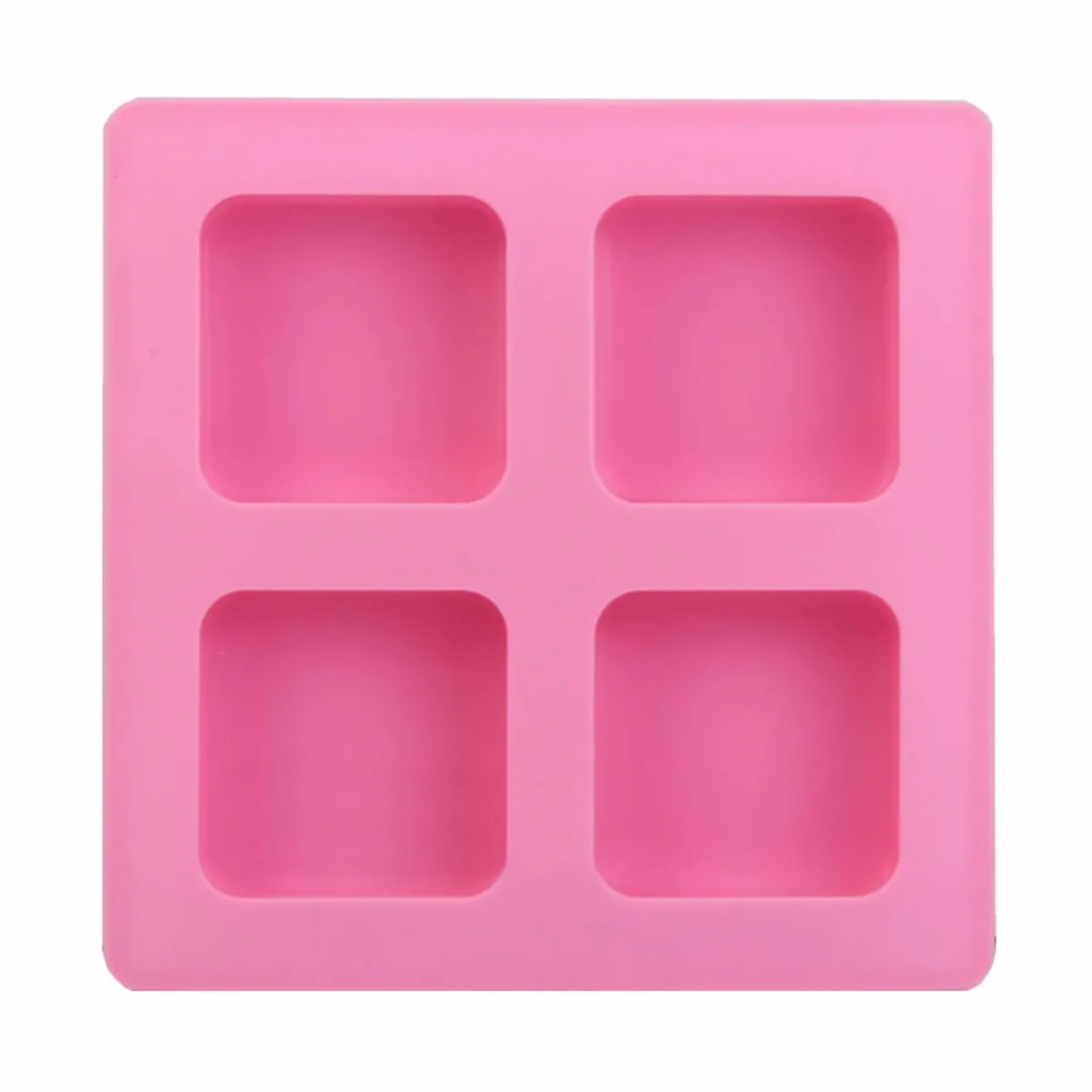 Silicone Soap Mould Ice Cube Candy Chocolate Cake Cookie Cupcake Soap Making Mould Handmade Craft DIY Tools
