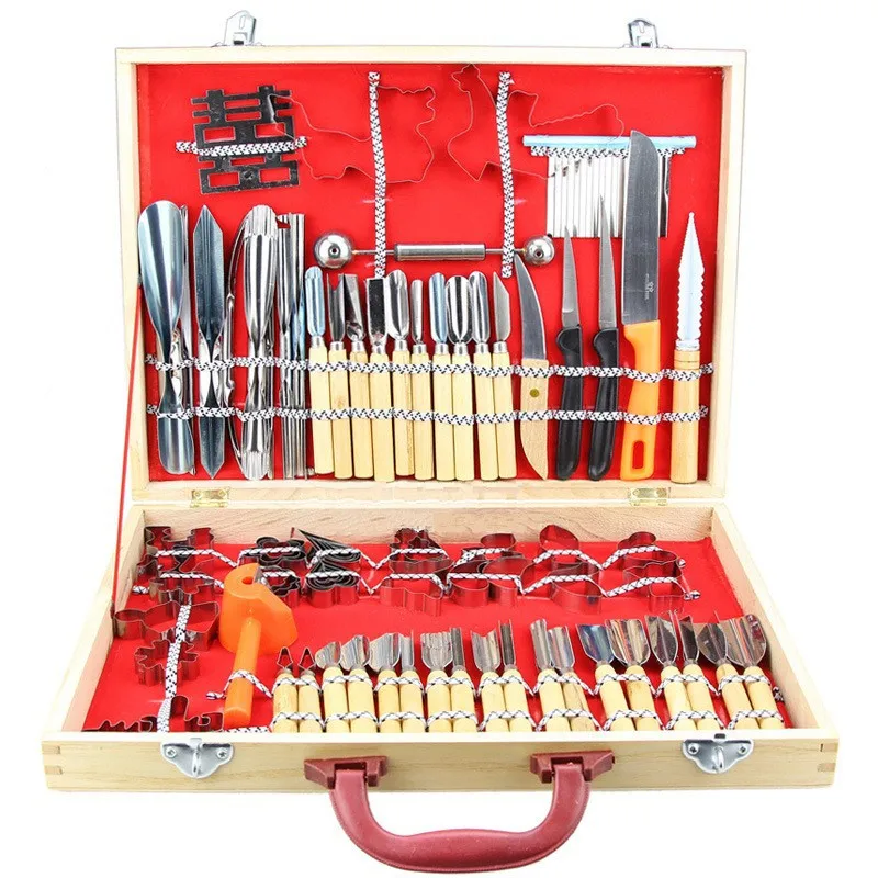 Wholesale80PCSVegetableFruitCarvingChiselChefKitknivesToolSet