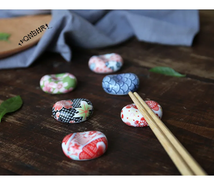 QNBHR cherry blossom керамический держатель палочек для еды украшение дома японский стиль ветер креативное украшение