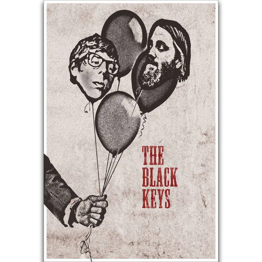 

S2288 The Black Key Rock Music Band Wall Art Painting Print On Silk Canvas Poster Home Decoration