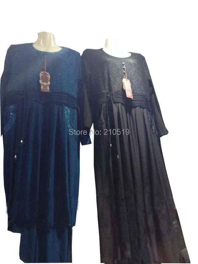 Распродажа shoppe новейший дизайн Бисероплетение Кружева высокого класса мусульманская одежда абайя платье