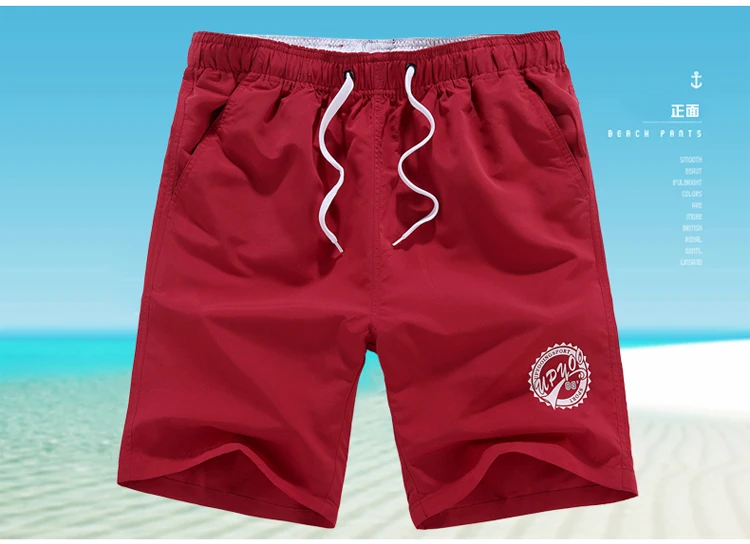 M-5XL мужские шорты для пляжа доска Шорты Для мужчин быстрое высыхание летняя одежда доска Шорты песчаный Пляжные шорты