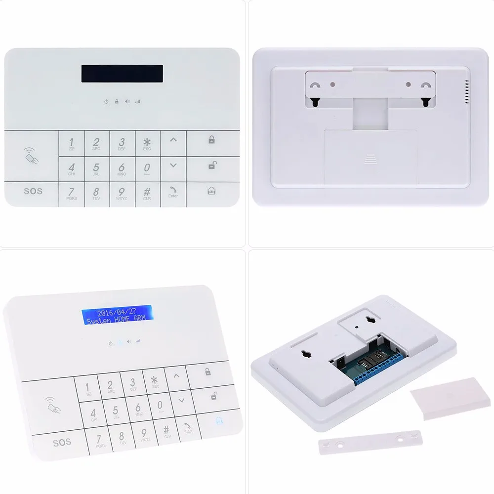 2016-new-Wireless-GSM-Alarm-System-LCD-GSM-SMS-RFID-Touch-Keyboard-Home-House-Security-Burglar (2)