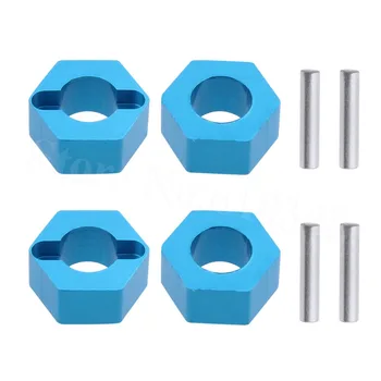

4pcs/lot For Wltoys Aluminum Wheel Hex Mount Hubs Nut With Pins 1/18 A949 A959 A969 A979 K929 RC Car Upgrade Parts
