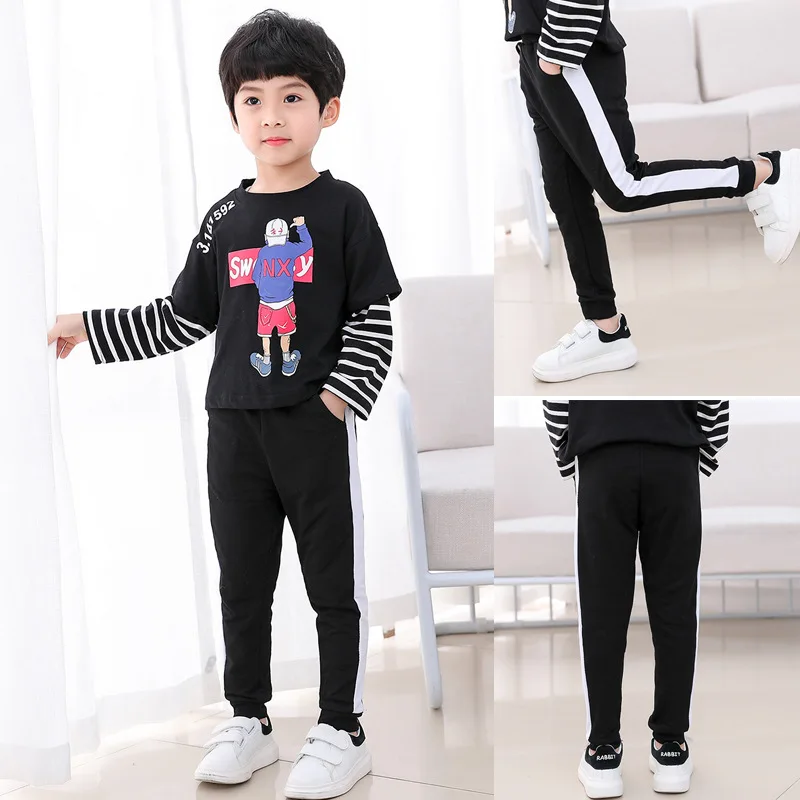 New Fashion Baby Boys Girls Pants Sports Cotton Soft Chlidren Pants Casual Kids Running Trousers