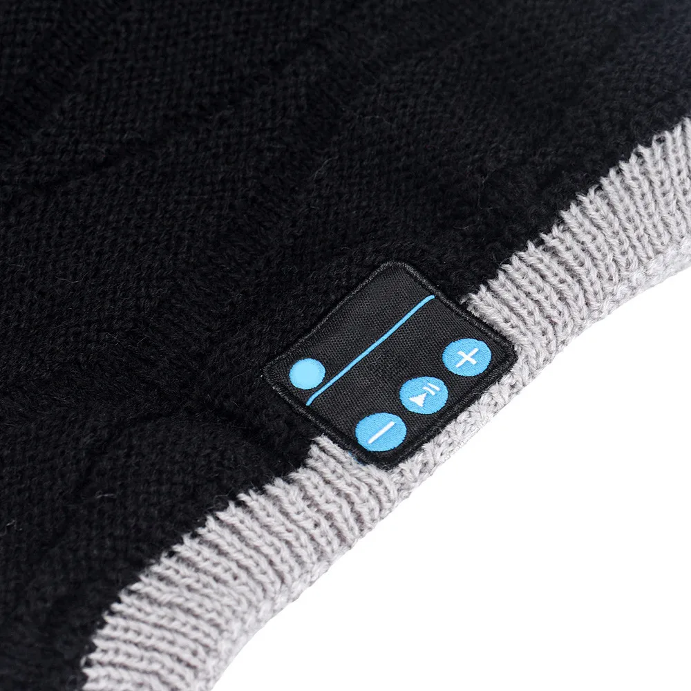100p!Soft Knit Beanie Smart Wireless Bluetooth V4