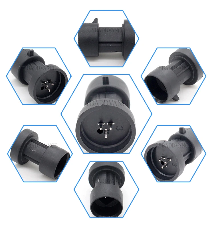 3 Pin Авто Metri-Pack положения дроссельной заслонки Сенсор разъем 7033F-1.5-11 для LS1