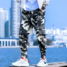 Новинка, мужские брюки карго на осень и лето, мужские камуфляжные военные брюки, повседневные камуфляжные брюки на липучке, легкие брюки для бега