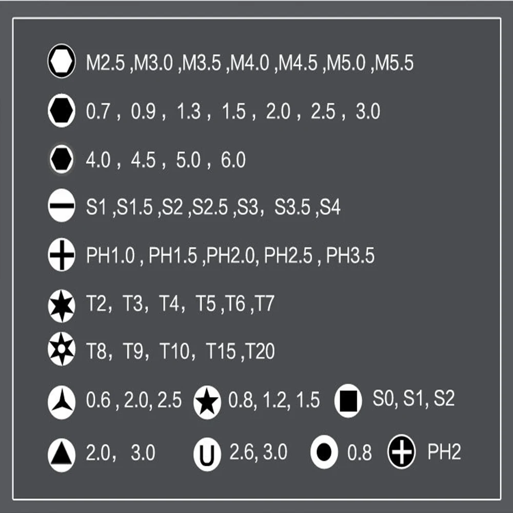 Набор отверток 60 в 1 Прецизионная отвертка электронные инструменты для ремонта набор многофункциональных отверток