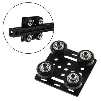 

3D Printer Part 2020 Openbuilds V-Slot Gantry Plate Set 20mm Special Slide Plate for Aluminum Profiles V-slot Mini Five Roulette