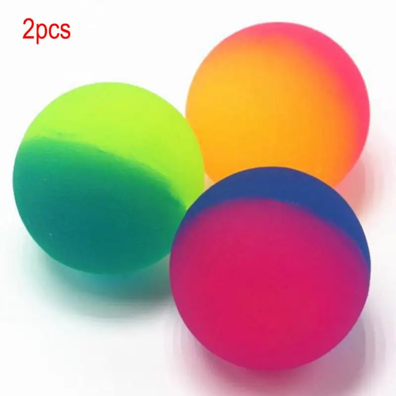 2 шт двухцветные светящиеся Прыгающие Шарики Светящиеся умные детские уличные здоровые спортивные игрушки