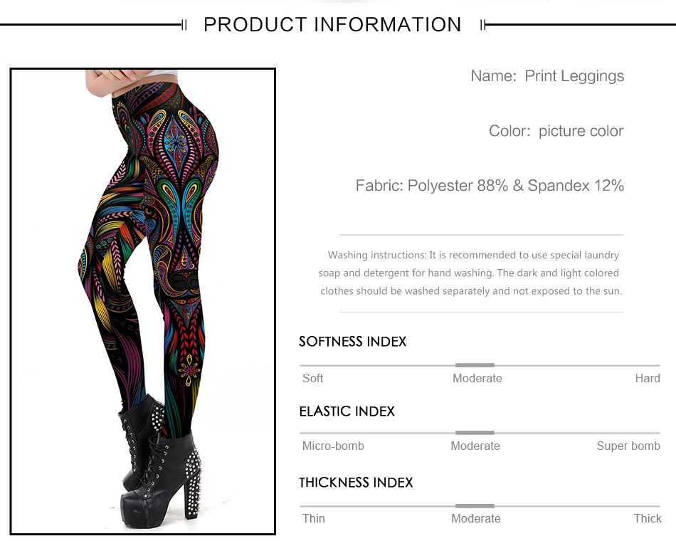 [You're My Secret]  Hot Sale Mask Paisley Mandala Skull Leggings For Women Leggins Digital Print Sexy Fantastic Ankle Pants yoga pants for women