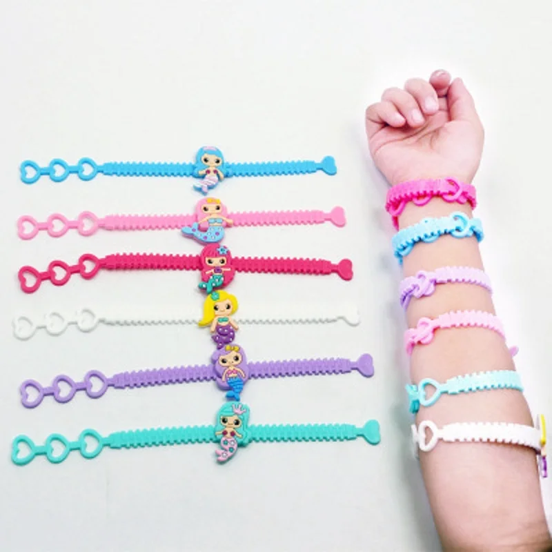 

OUDIROSE 1pc Unicorn Party Decoration Child Bracelet Baby Bath Happy Birthday Party Like Rainbow Unicorn Small Gift Unicornio