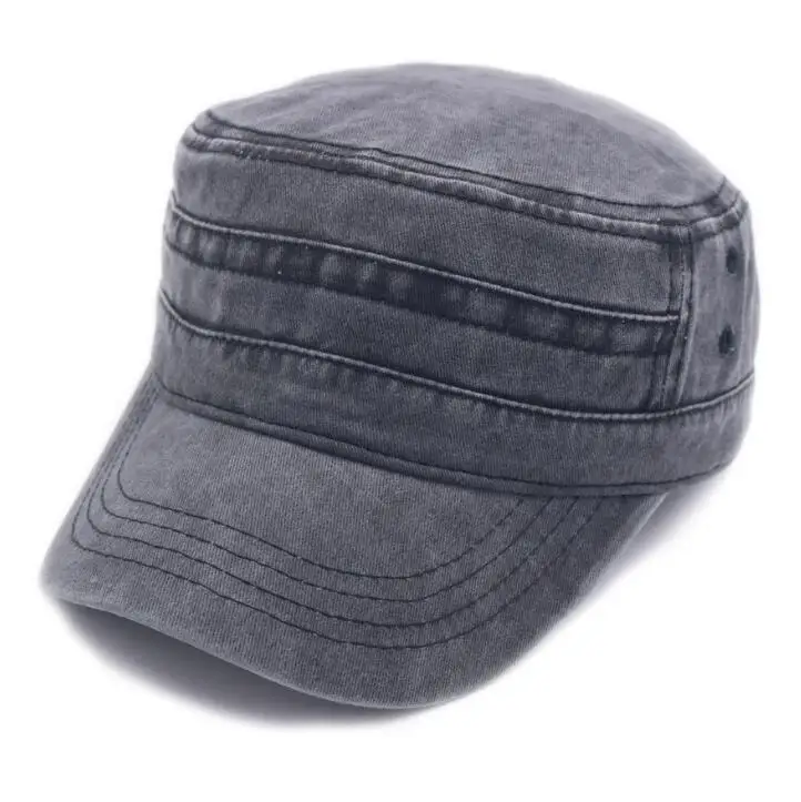 Новая вымытая джинсовая хлопковая кепка для мужчин, верхняя плоская кепка, Уличная Повседневная Кепка для папы, регулируемая Женская Бейсболка, Мужская кепка - Цвет: dark grey