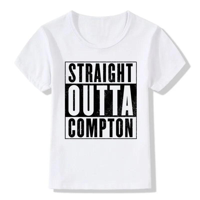 

Boys&Girls Print Straight Outta Compton Fashoin T shirt Children Casual Short Sleeve T-shirt Kids Tops Tee Baby Clothes,HKP695