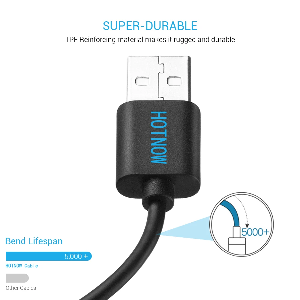 HOTNOW usb type-C кабель для мобильного телефона type-C зарядный провод Быстрая зарядка USB C кабель для samsung S9 S8 для Xiaomi mi9 Redmi note 7