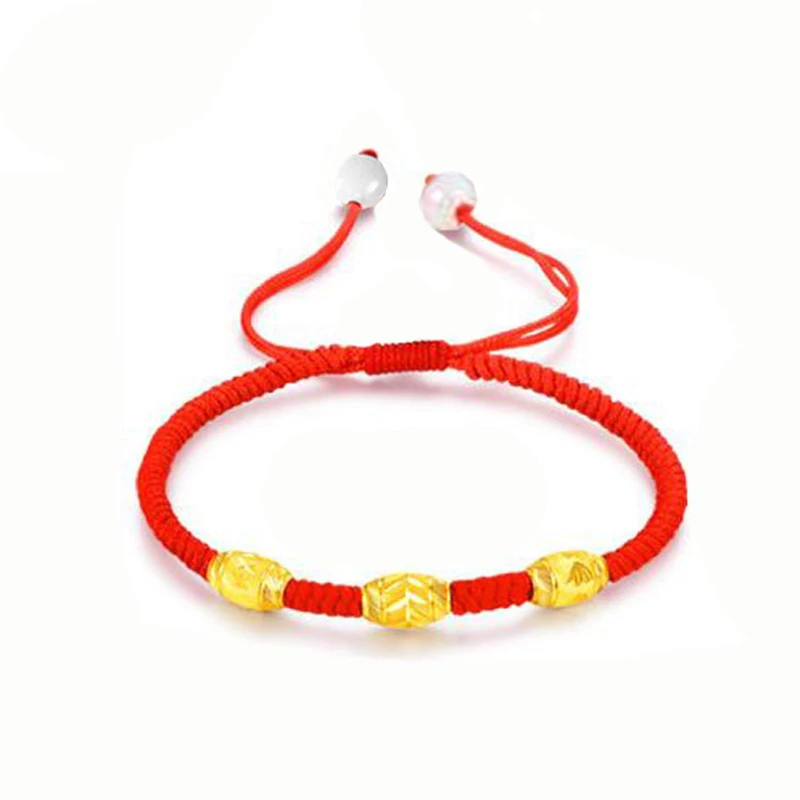 

CHENFAN bracelet female bead through red rope male and female couples accessories pearl bracelet red rope bracelets jewelry