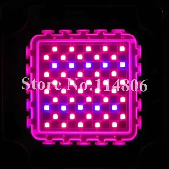 

Hybrid 50W Aquarium Plant LED Grow Light Diodes SMD LED Light Part Red 660nm + Blue 445nm (4:1) 1500LM