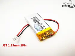 5 шт JST 1,25 мм индивидуальные хорошего качества 3,7 V, 250 mAH, 402035 полимерный литий-ионный/литий-ионный аккумулятор для игрушки, POWER BANK, gps, mp3, mp4