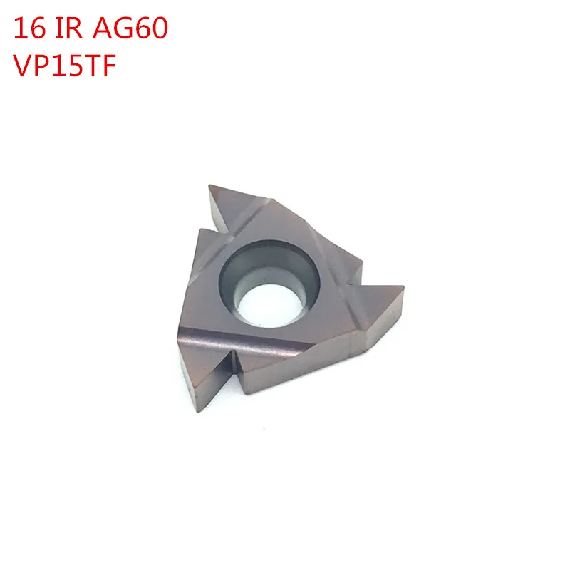 

MMT 16IR AG60 VP15TF 10PCS External Turning Tools Carbide Insert Lathe Cutter Tool Tokarnyy Turning Insert
