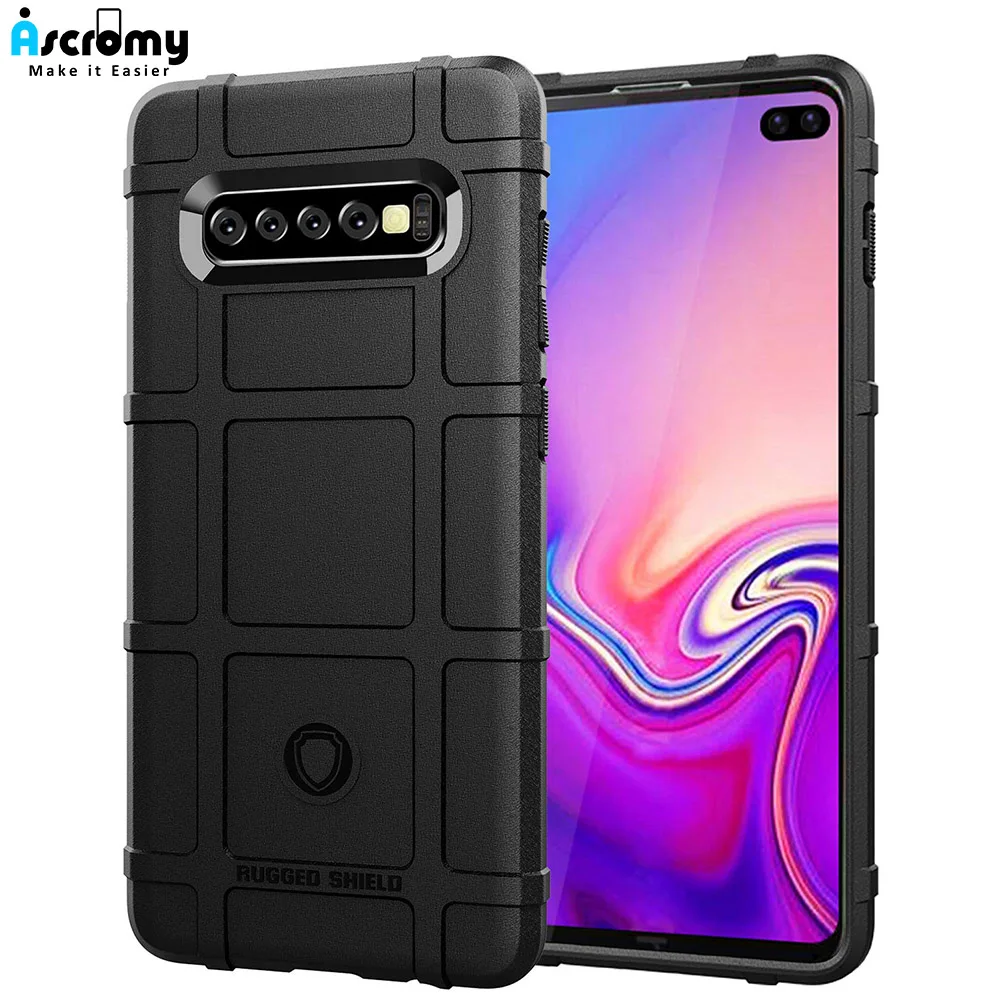

Ascromy Case For Samsung Galaxy S10 S9 S8 Note 10 Plus S10E Note 9 8 protective rugged shield Shockproof Bumper Cover Accessorie