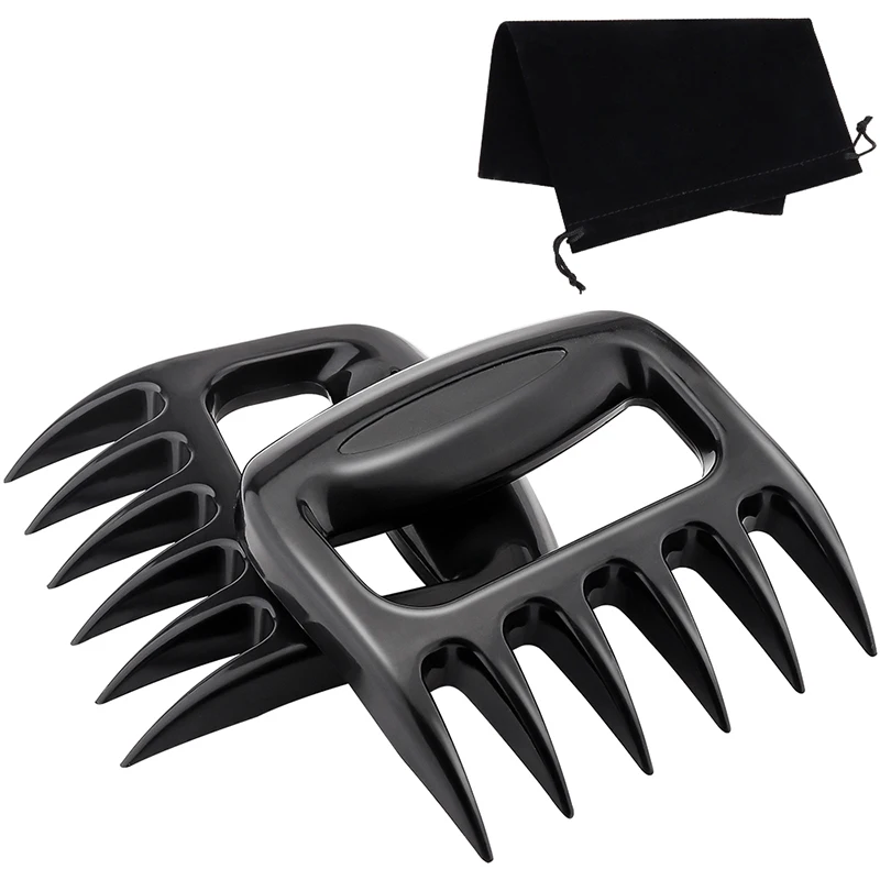 

Barbecue Fork Tongs Bear Claw Tear Meat Tools Churrasco Barbeque Shred Pork Clamp Non-Stick Heat Resistance Tool