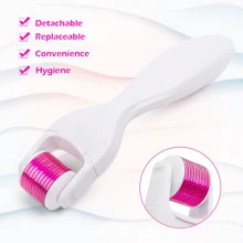 Сменные Роликовые головки Дерма ролик косметический инструмент для ухода за лицом, 600 титановый микро игла микродермабразия ролик