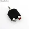 ChengHaoRan Jack de 3,5mm estéreo macho a 2 RCA enchufe hembra adaptador M/F Y divisor 3,5mm a 2RCA conector Adaptador de Audio Cable de Audio ► Foto 2/6