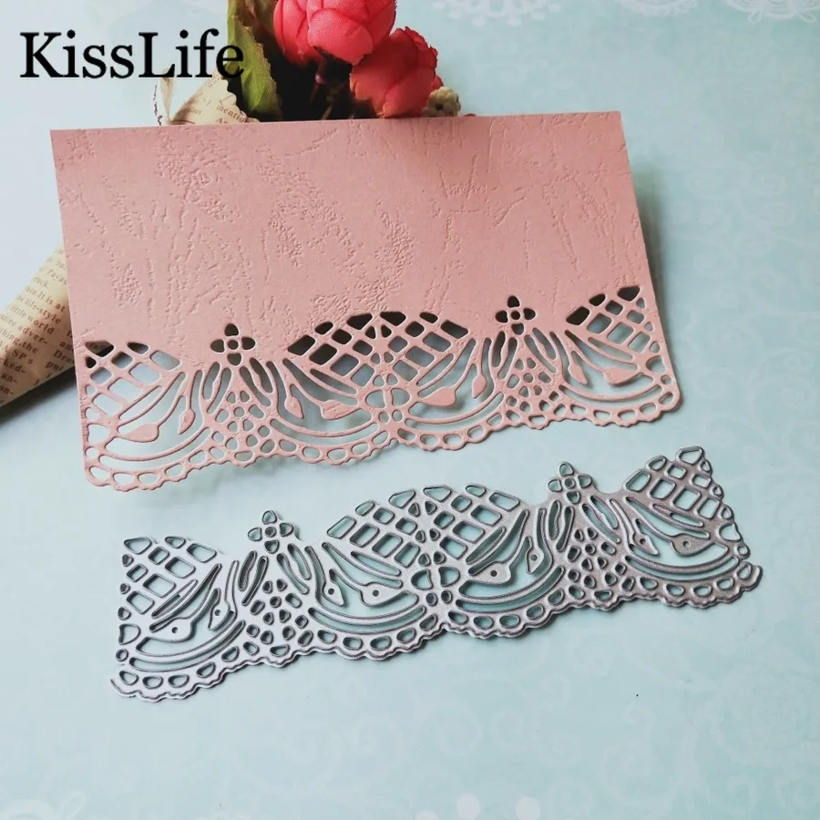 

2019 New Flower Lace Metal Cutting Dies Alinacrafts Frame Embossing Stencil Thanksgiving Christmas Card Making Die Cuts