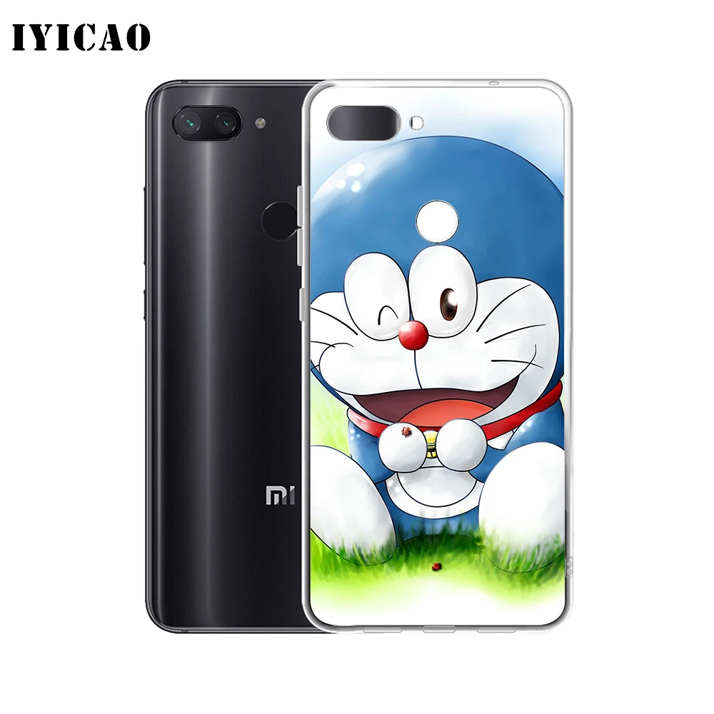 IYICAO Doraemon мягкий силиконовый чехол для телефона Xiaomi Redmi 4A 5A 6A Note 7 6 5 Pro Plus 4X